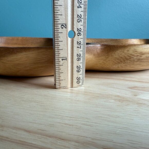 Handcrafted Monkey Pod Wood divided Serving Dish - Picture 13 of 13